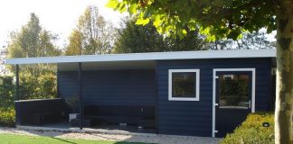 Het inrichten van je tuinhuis met overkapping tuinhuis met overkapping