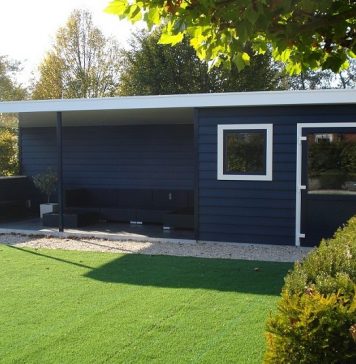 Het inrichten van je tuinhuis met overkapping tuinhuis met overkapping