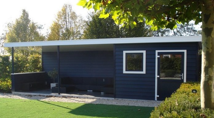 Het inrichten van je tuinhuis met overkapping tuinhuis met overkapping