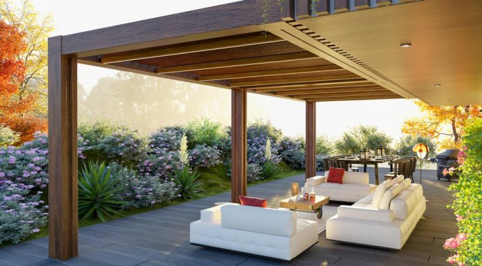 Wees ook in de tuin de warmte een stapje voor overkapping zomer